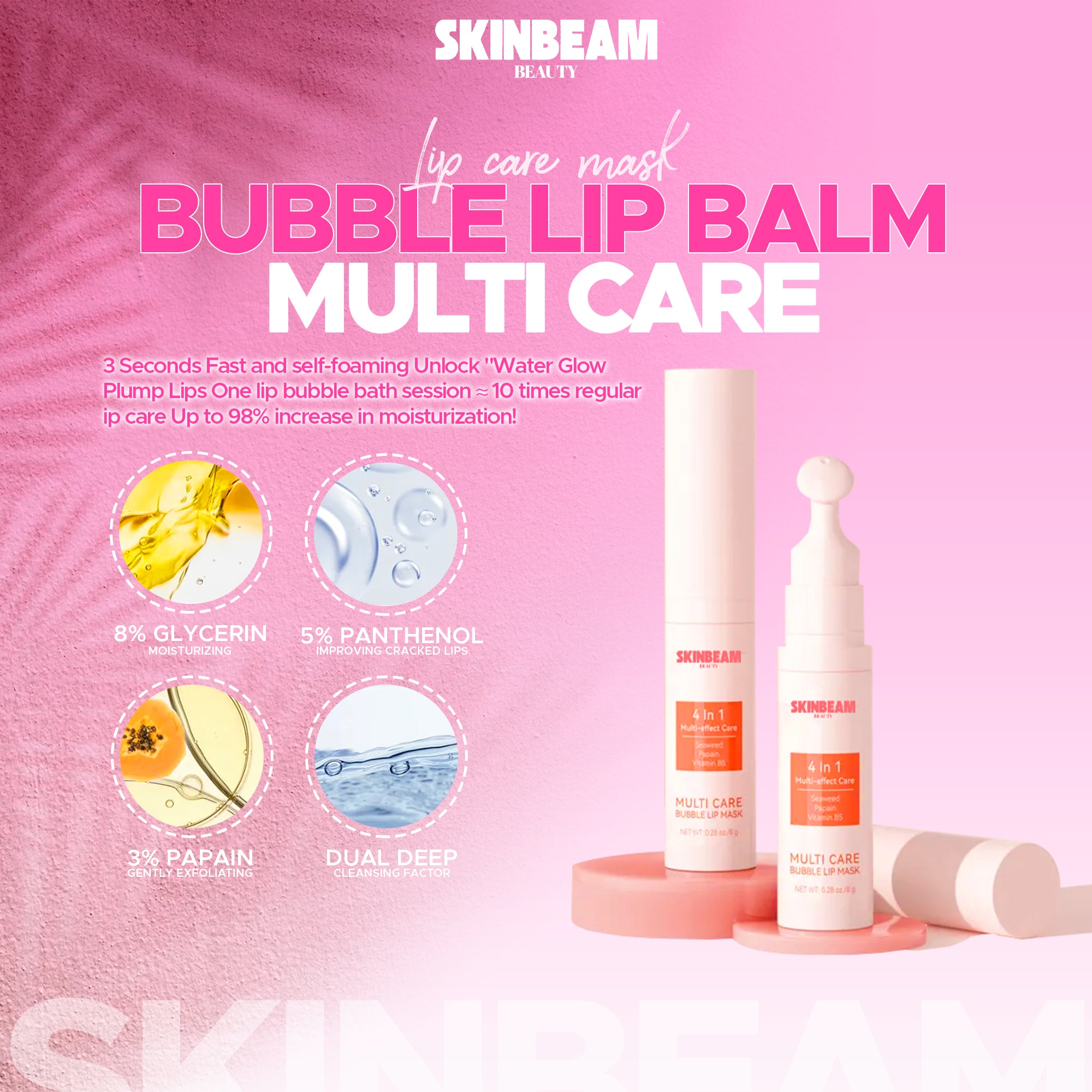 Anti-Cracking & Dry Lips Nourishing Moisturizing Lip Care Lip Balm – Hydrating & Repairing Lip Treatment for Soft, Smooth Lips