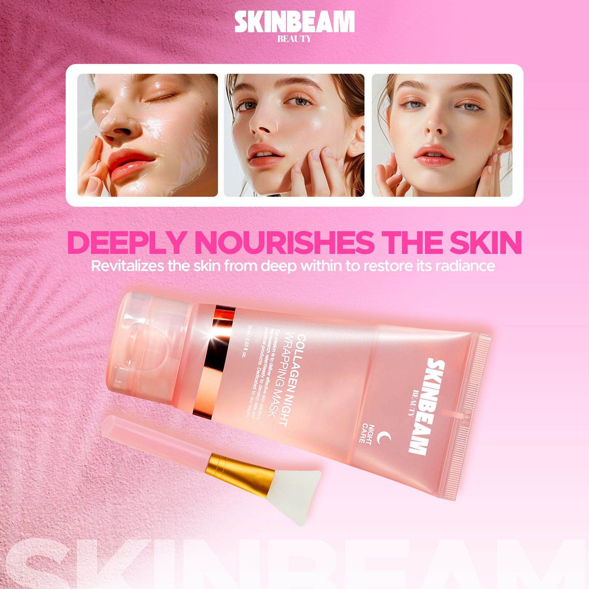 Face Night Mask – Collagen Wrapping Mask for Ultimate Skin Rejuvenation