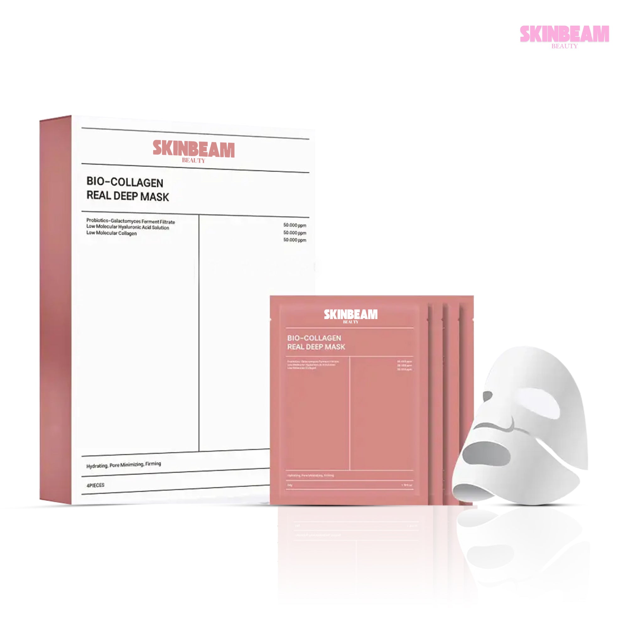 Deep Bio Collagen Mask - Pore Minimizing, Elasticity Boost, & Deep Hydration with Probiotic Galactomyces Ferment & Hyaluronic Acid