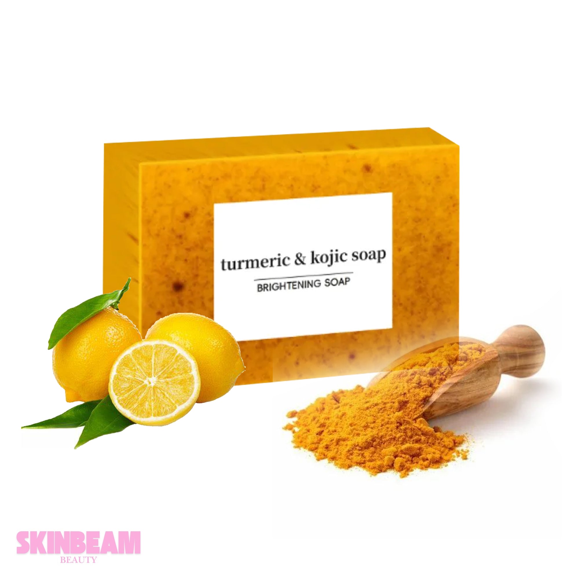 Turmeric Soap, Lemon Soap, Kojic Acid Soap – Hyperpigmentation & Dark Spot Brightening Soap Bar